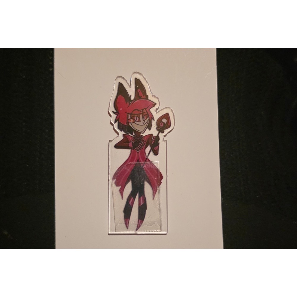 Alastor Phone Peeker! Hazbin Hotel Alastor Acrylic Phone Computer Buddy NEW‎